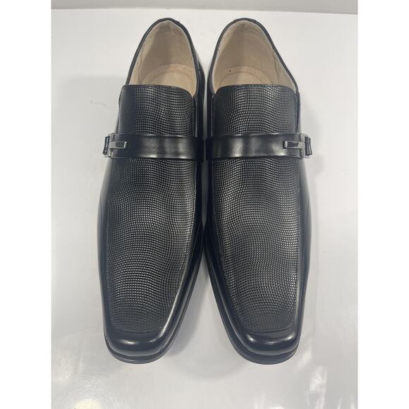 Stacy Adams Beau Shoes Mens Size 12 Black Slip On Monk Strap Dress New Box main image 13